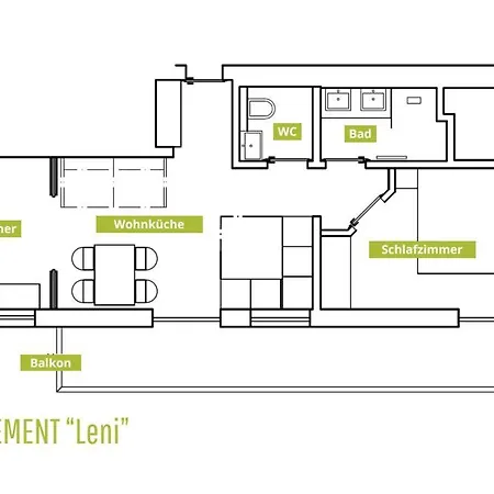 Apartamento Untersuessgut Eben